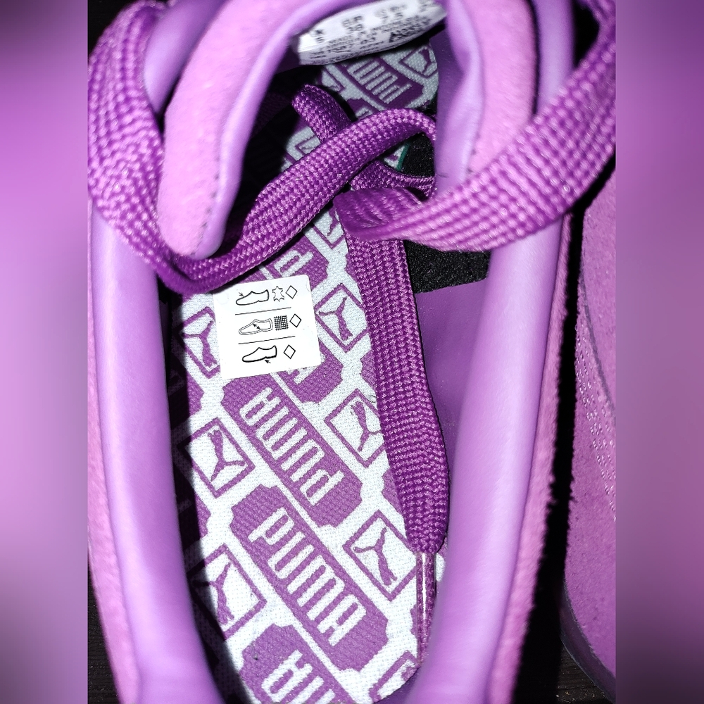 PUMA Women's Violet Suede Sneakers - Picture 5 of 7